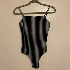 BCBG Generation Striped Bodysuit